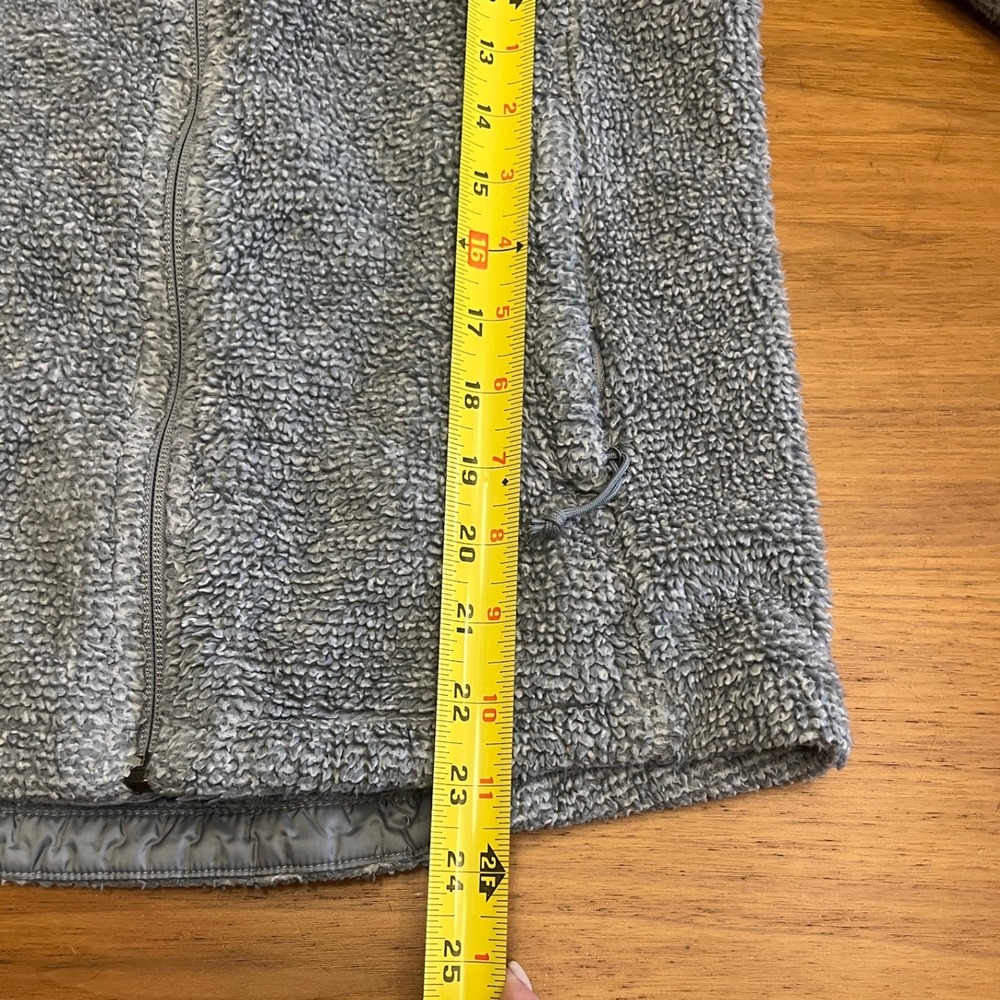 The North Face Osito Fleece Jacket Womens S Gray Full Zip Plush High Pile - Picture 5 of 8